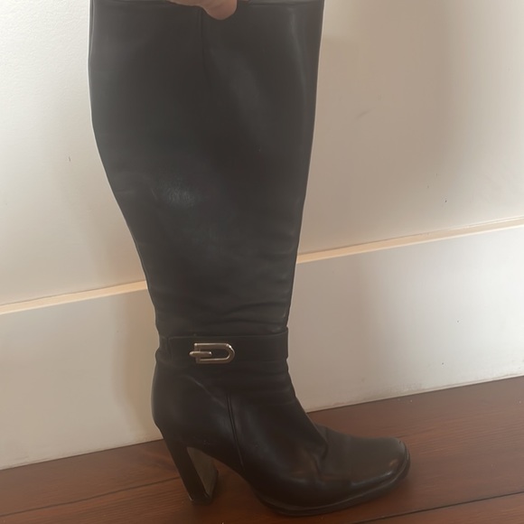 Genuine Leather Tall Boots - Picture 3 of 12